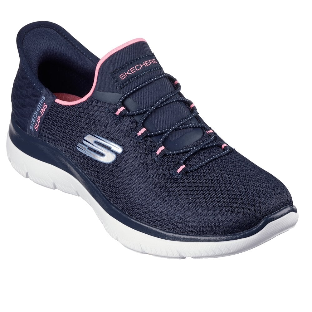 Skechers Hands Free slip-ins 150123 - Navy/Pink - image 001 |ww_colour=navy-pink|ww_order=001|