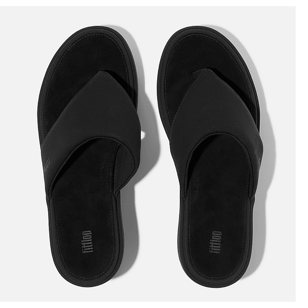 Fitflop PLATFFORMS Wedge Toe-Post Sandals - Black - image 003 |ww_colour=black|ww_order=003|
