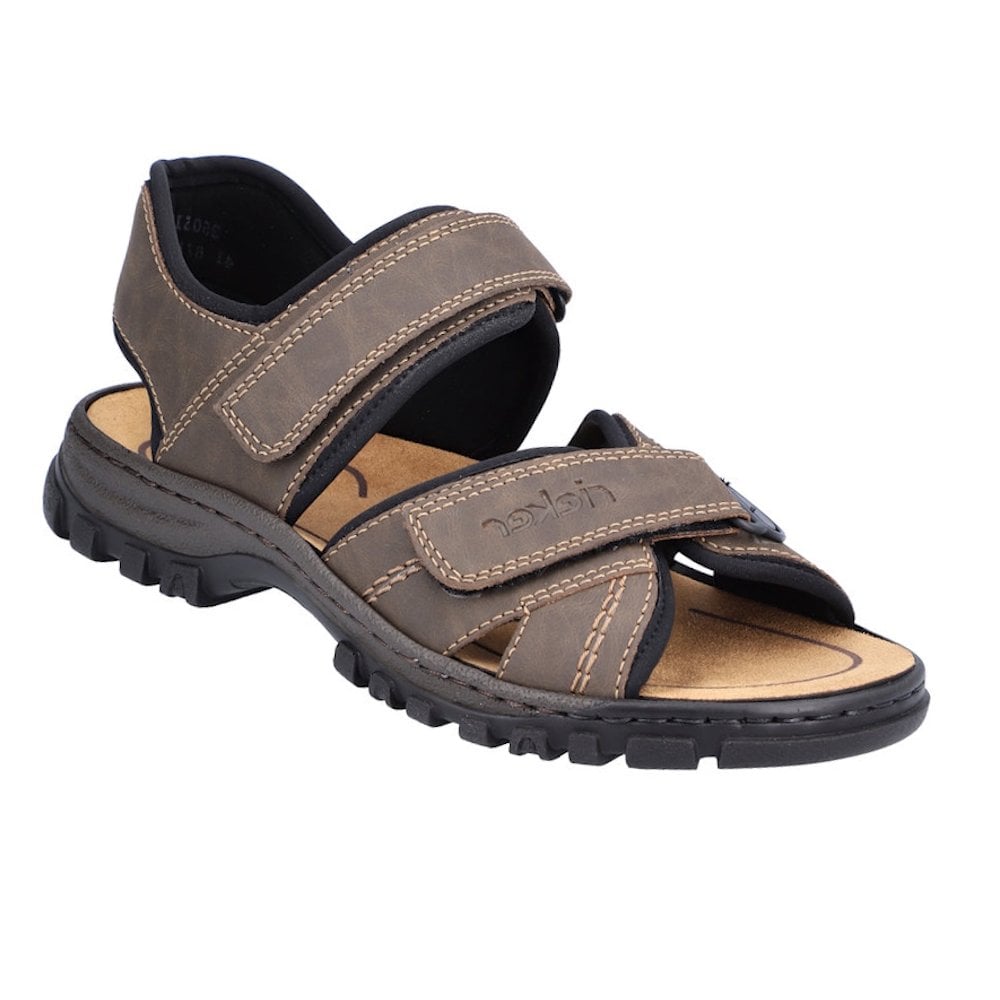 Rieker 25051 Adjustable Sandals - Brown - image 001 |ww_colour=brown|ww_order=001|