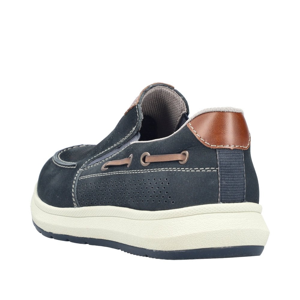 Rieker 16968 Slip On Boat Shoe - Blue - image 004 |ww_colour=blue|ww_order=004|
