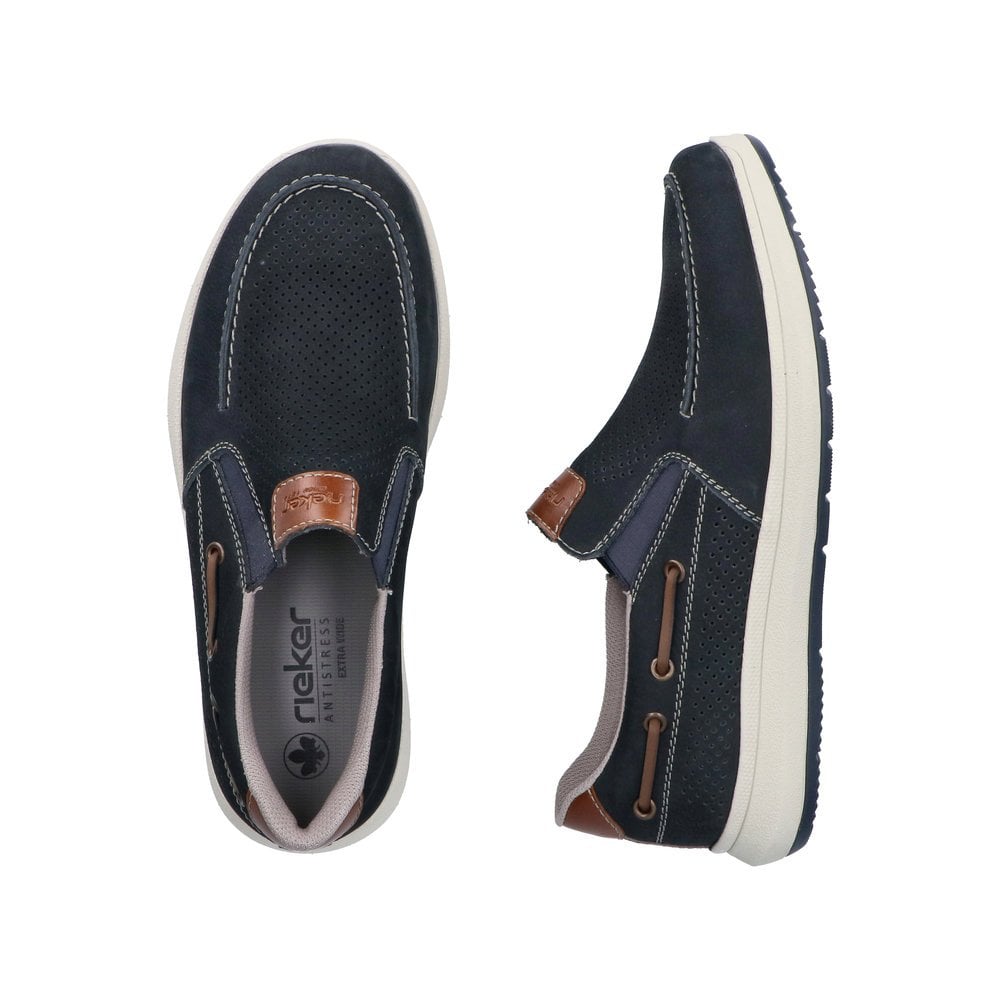 Rieker 16968 Slip On Boat Shoe - Blue - image 007 |ww_colour=blue|ww_order=007|