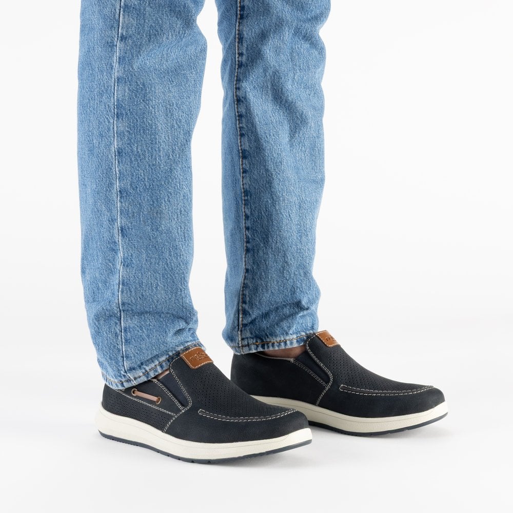 Rieker 16968 Slip On Boat Shoe - Blue - image 008 |ww_colour=blue|ww_order=008|