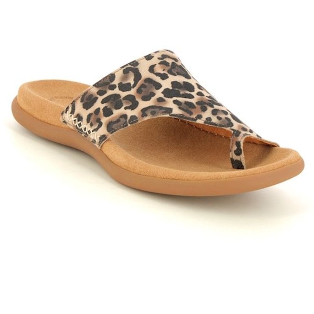Gabor Lanzarote Mule Style Sandal - Leopard - image 001 |ww_colour=leopard|ww_order=001|