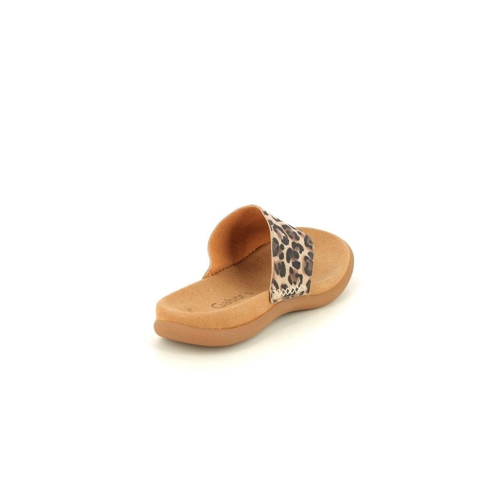 Gabor Lanzarote Mule Style Sandal - Leopard - image 003 |ww_colour=leopard|ww_order=003|