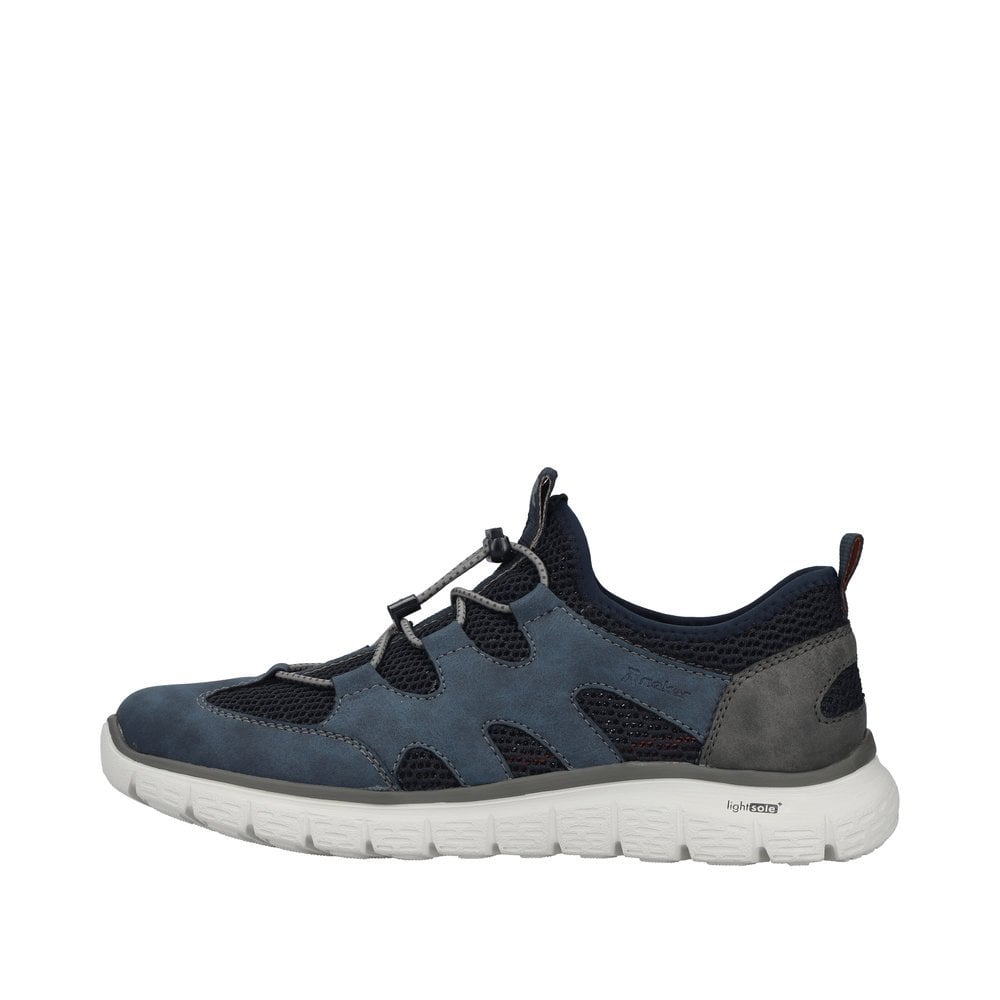 Rieker Mens Closed Toe Sandal - Blue - image 003 |ww_colour=blue|ww_order=003|