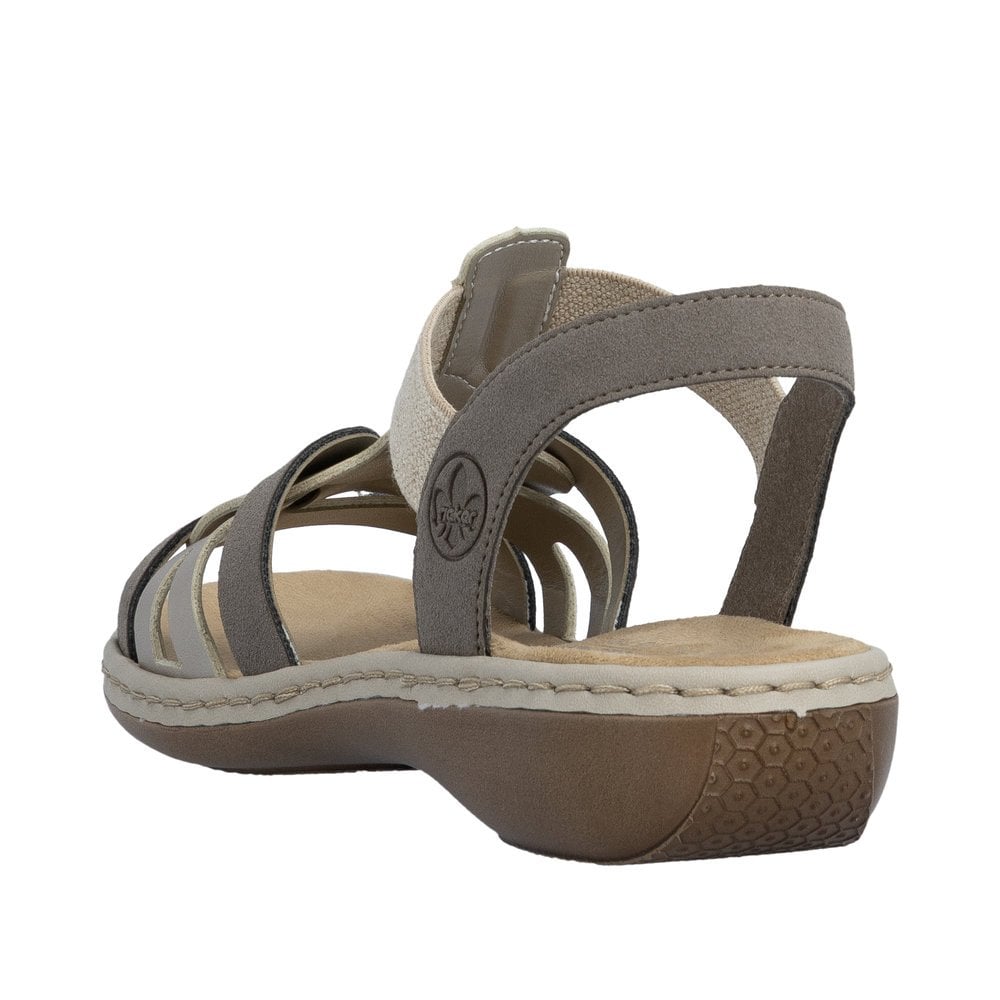 Rieker 65918 Slip On Sandal - Beige - image 004 |ww_colour=beige|ww_order=004|