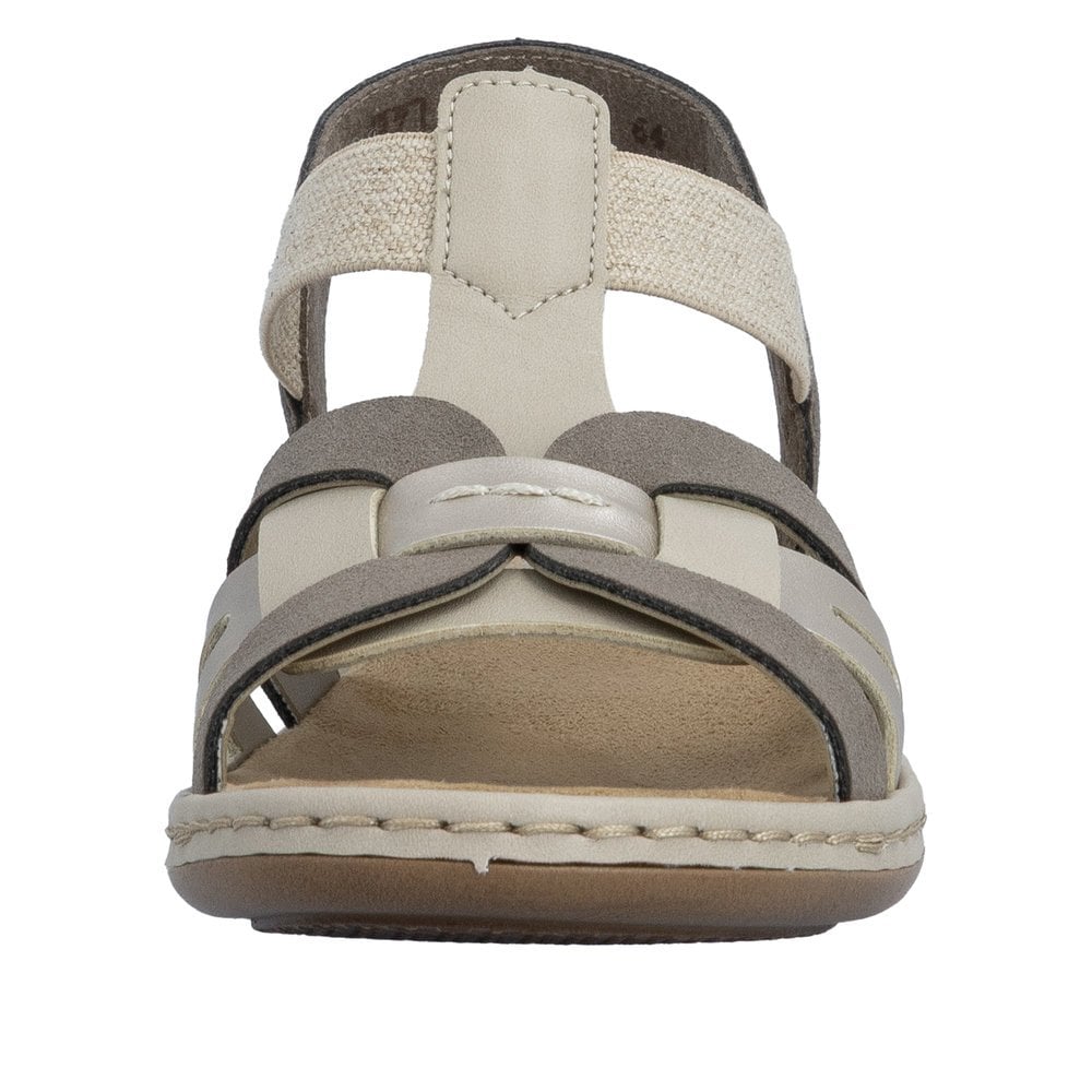 Rieker 65918 Slip On Sandal - Beige - image 006 |ww_colour=beige|ww_order=006|