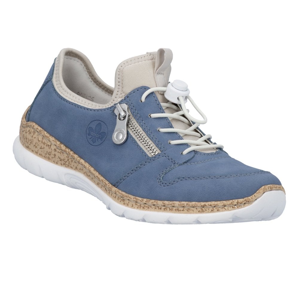 Rieker N42G0 Slip On Shoe - Blue - image 001 |ww_colour=blue|ww_order=001|
