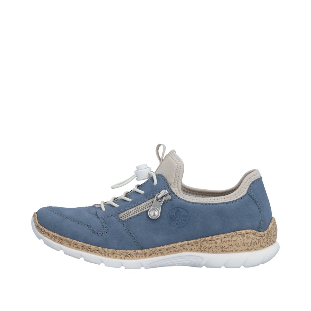 Rieker N42G0 Slip On Shoe - Blue - image 004 |ww_colour=blue|ww_order=004|