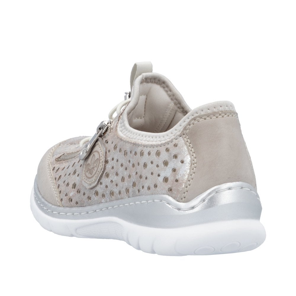 Rieker L32P6 Slip On Casual Shoe - Metallic - image 004 |ww_colour=metallic|ww_order=004|