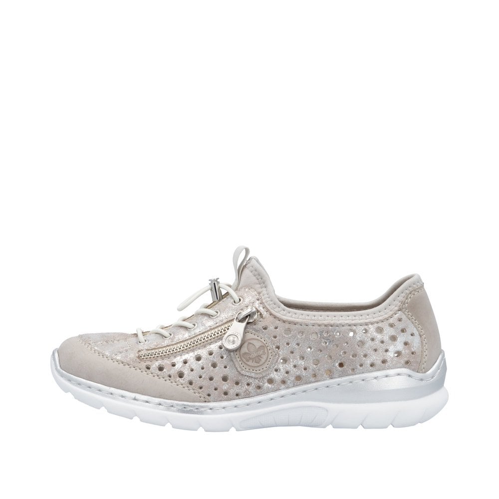 Rieker L32P6 Slip On Casual Shoe - Metallic - image 005 |ww_colour=metallic|ww_order=005|