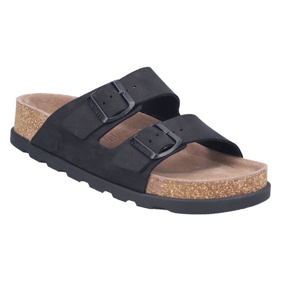 Rieker V3190 Mule Sandal - Black - image 001 |ww_colour=black|ww_order=001|