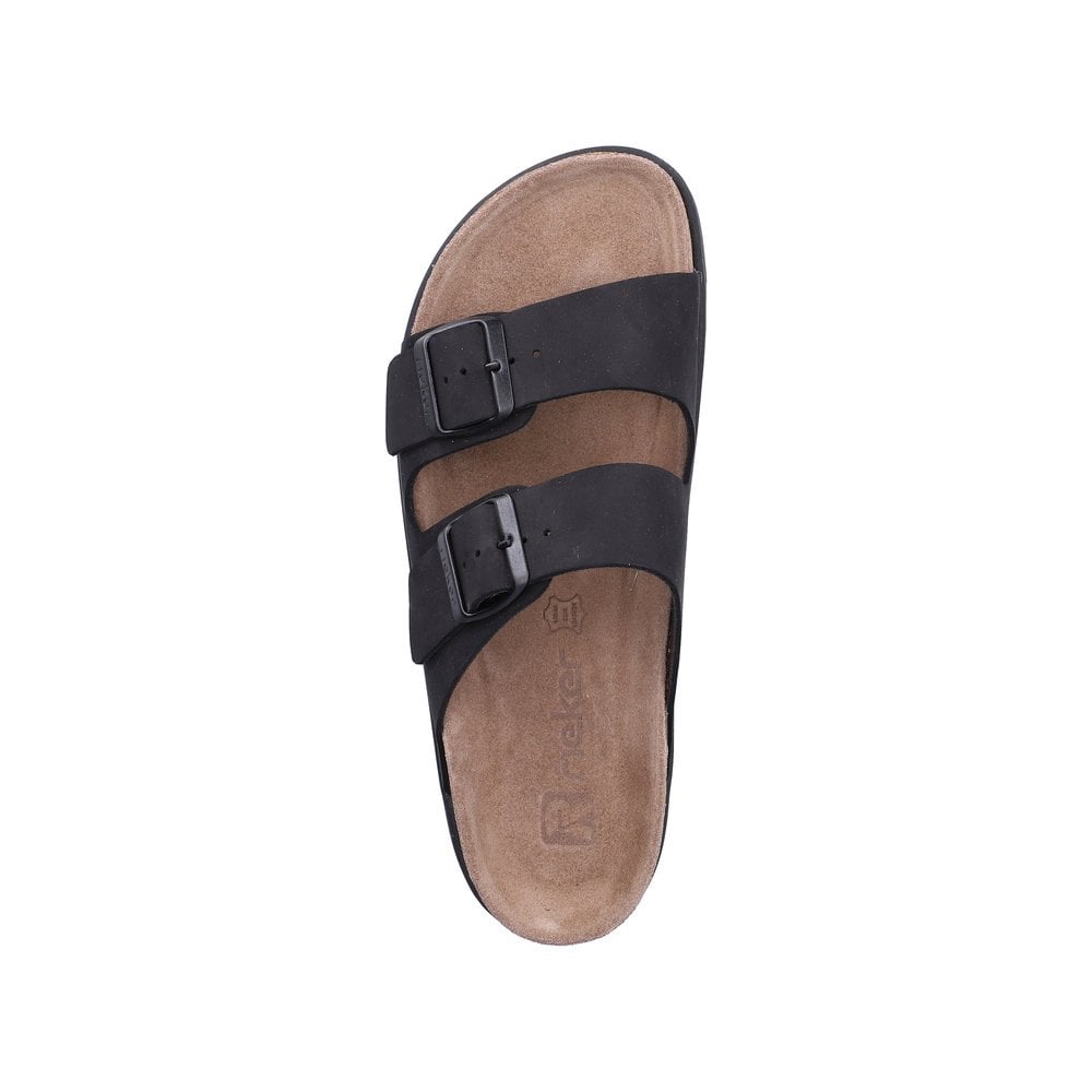 Rieker V3190 Mule Sandal - Black - image 002 |ww_colour=black|ww_order=002|