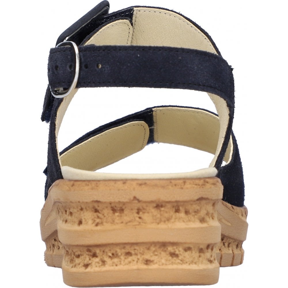 Waldlaufer K-Arlene 3-Strap Sandal - Notte - image 002 |ww_colour=notte|ww_order=002|