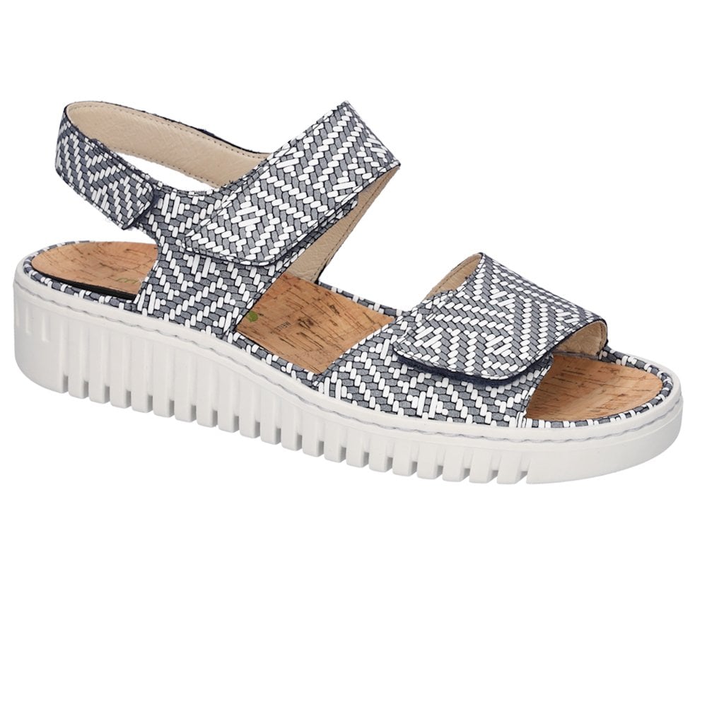 Waldlaufer 955001 Willow Adjustable Sandal - Marine - image 001 |ww_colour=marine|ww_order=001|