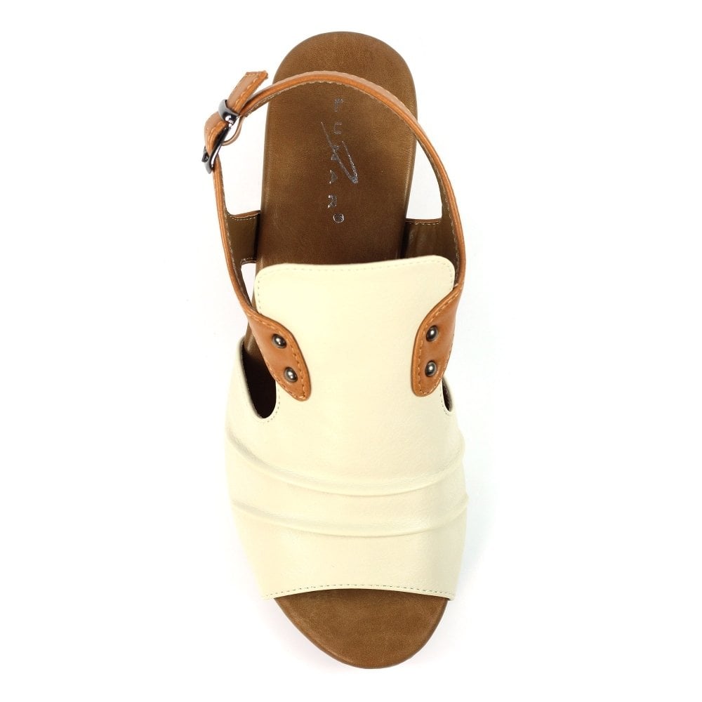 Lunar Jaden Leather Lazy Dogz Sandal - Beige - image 005 |ww_colour=beige|ww_order=005|