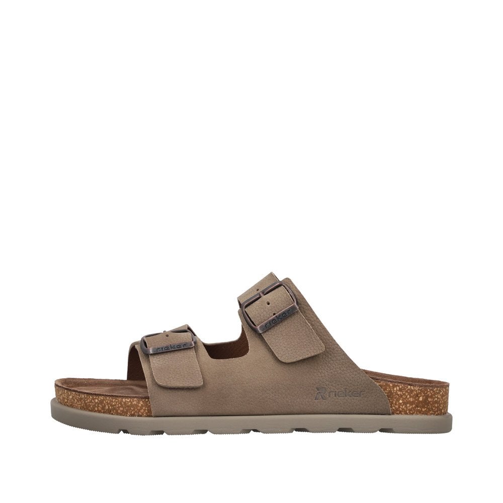 Rieker 21190 Extra Wide Buckle Sandal - Beige - image 005 |ww_colour=beige|ww_order=005|