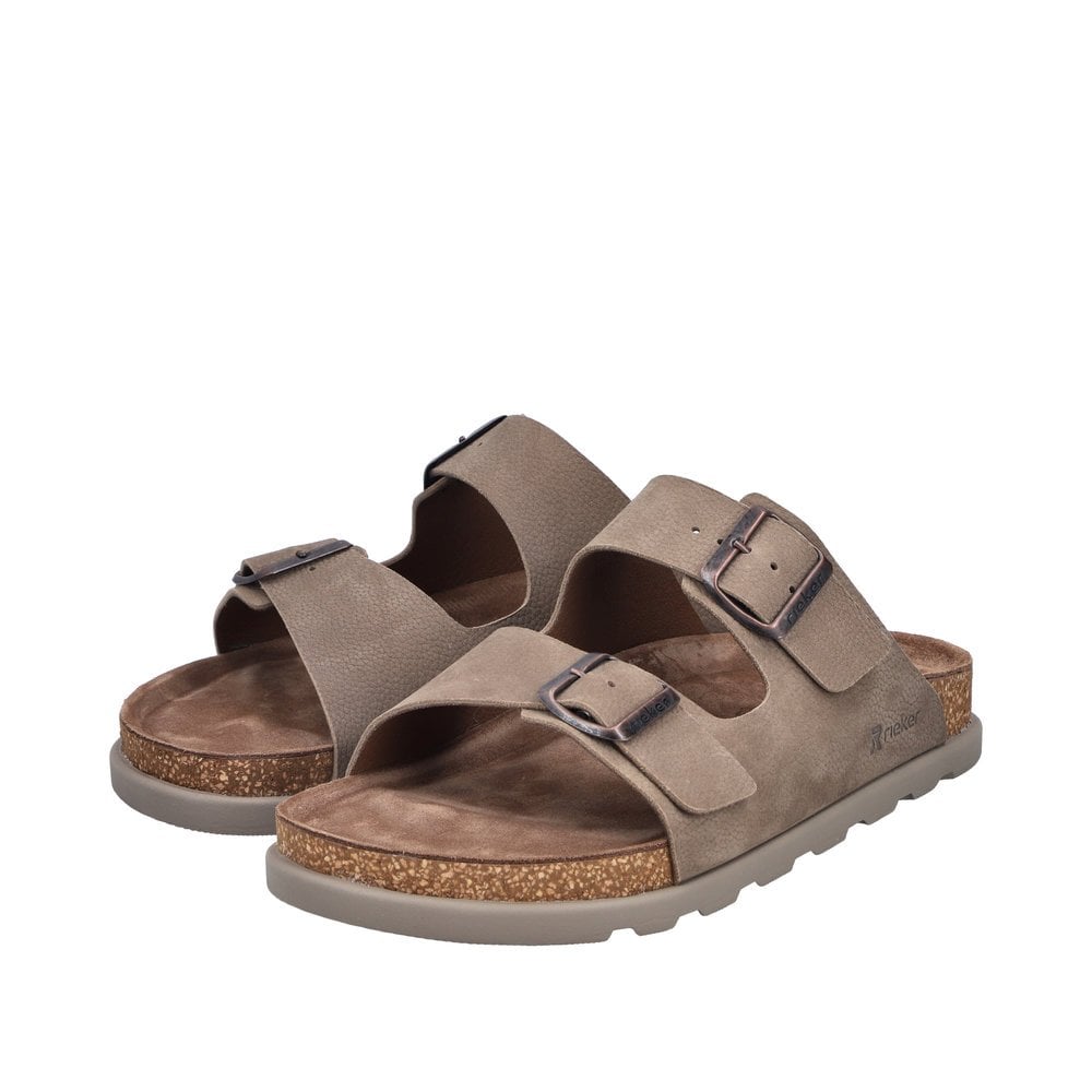 Rieker 21190 Extra Wide Buckle Sandal - Beige - image 008 |ww_colour=beige|ww_order=008|