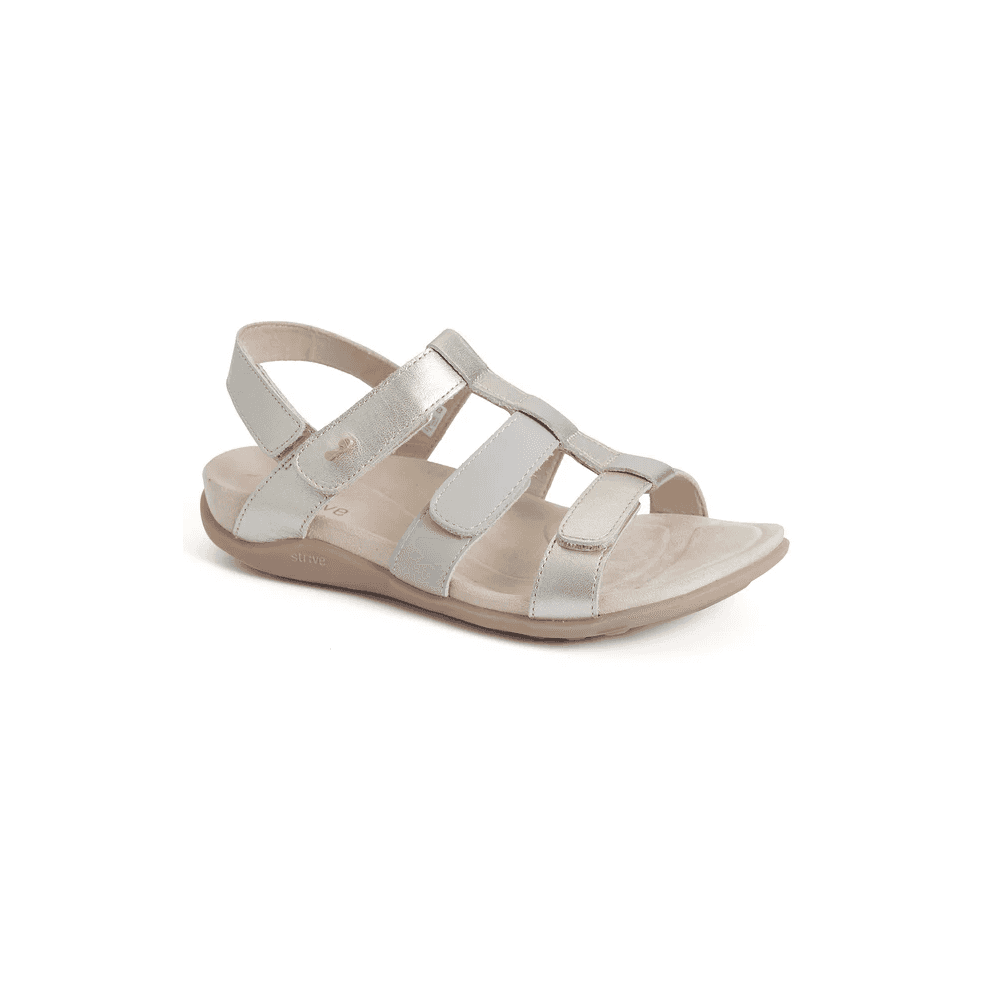 Strive Cassis Arch Support Sandal - Gold - image 001 |ww_colour=gold|ww_order=001|
