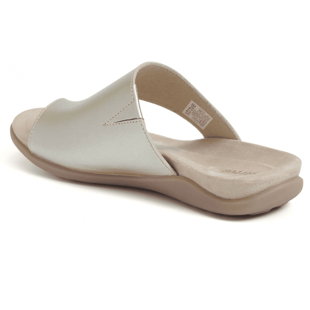 Strive Capri 4 Arch Support Slip On Sandal - Gold - image 006 |ww_colour=gold|ww_order=006|