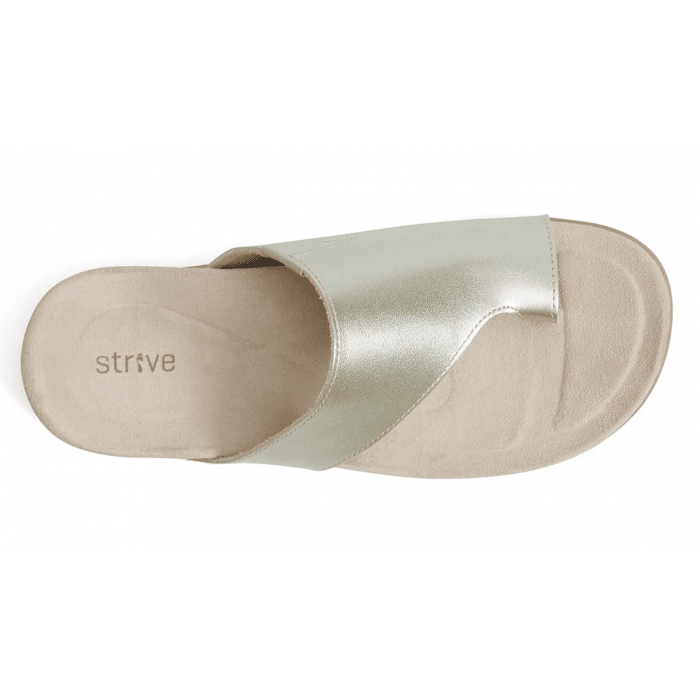 Strive Capri 4 Arch Support Slip On Sandal - Gold - image 008 |ww_colour=gold|ww_order=008|