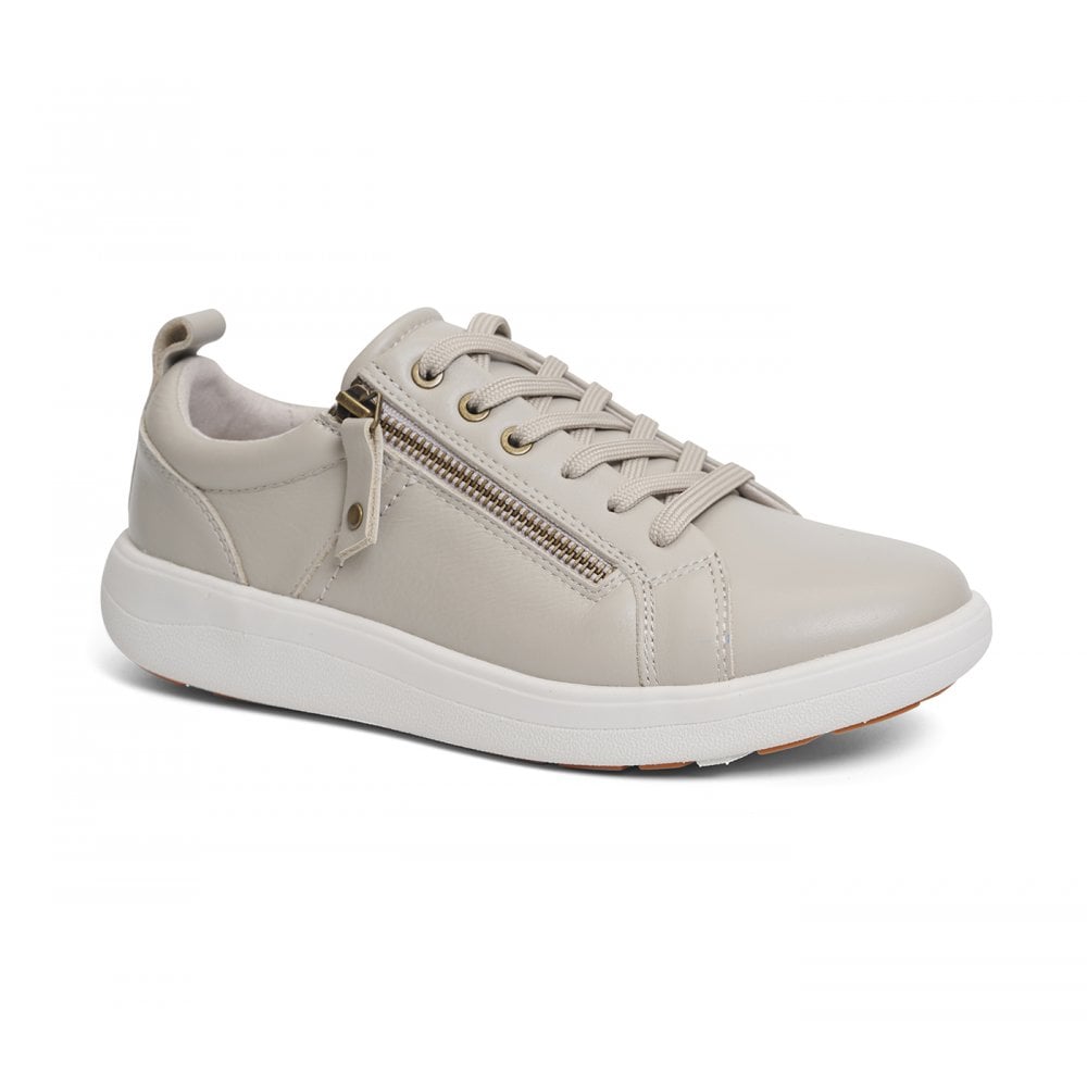 Strive Talia Arch Support Zip/Lace-up - Latte - image 001 |ww_colour=latte|ww_order=001|