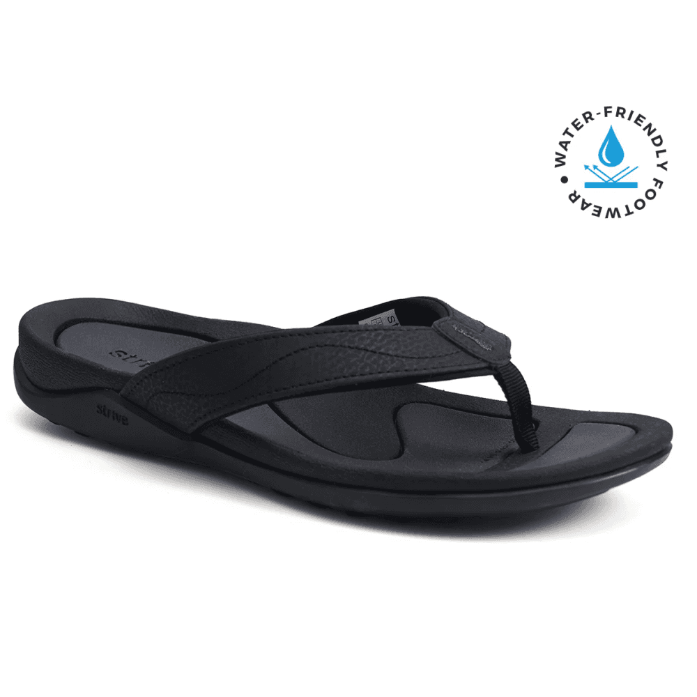 Strive Wave Arch Support Sandal - Black - image 001 |ww_colour=black|ww_order=001|