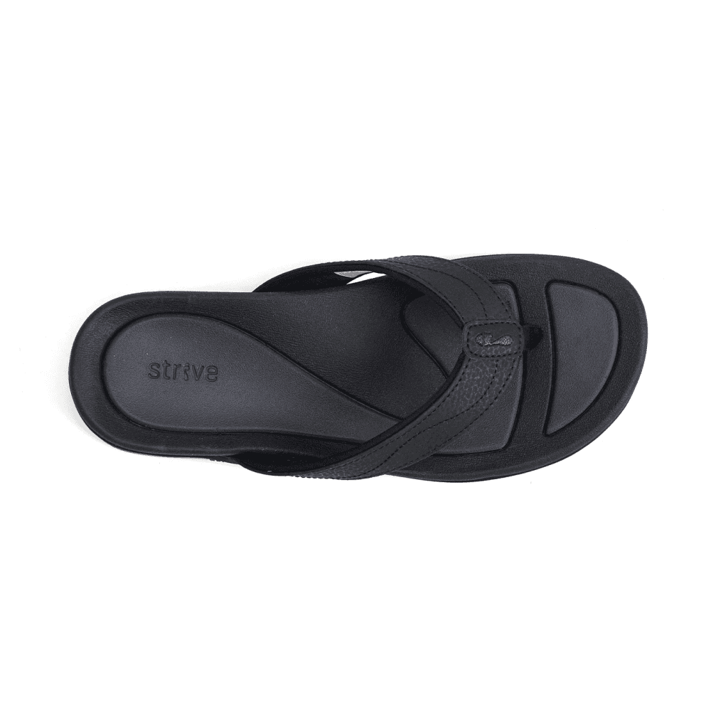 Strive Wave Arch Support Sandal - Black - image 004 |ww_colour=black|ww_order=004|
