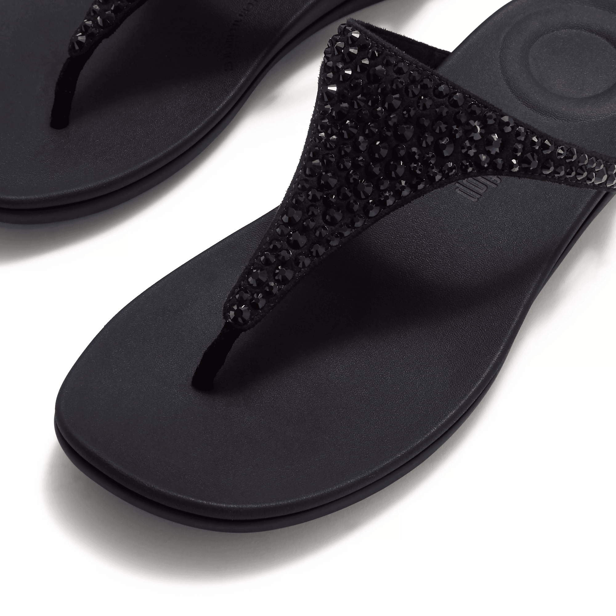 Fitflop Solay Mixed Crystal Toe Post Sandal - Black - image 001 |ww_colour=black|ww_order=001|