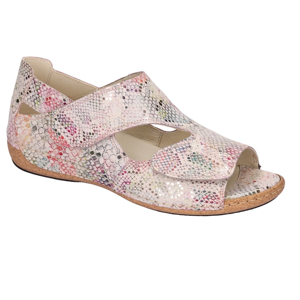 Waldlaufer Heliett Wide Fitting Sandal - Rosa - image 001 |ww_colour=rosa|ww_order=001|