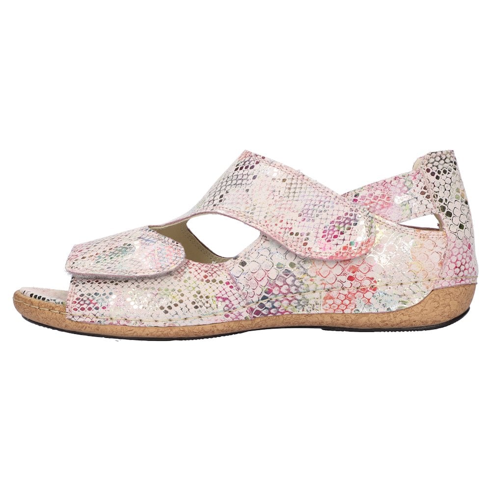 Waldlaufer Heliett Wide Fitting Sandal - Rosa - image 004 |ww_colour=rosa|ww_order=004|