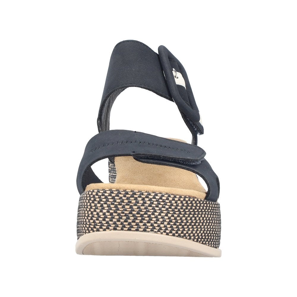 Rieker 69450 Hook & Loop Adjustable Wedge Sandals - Blue - image 006 |ww_colour=blue|ww_order=006|