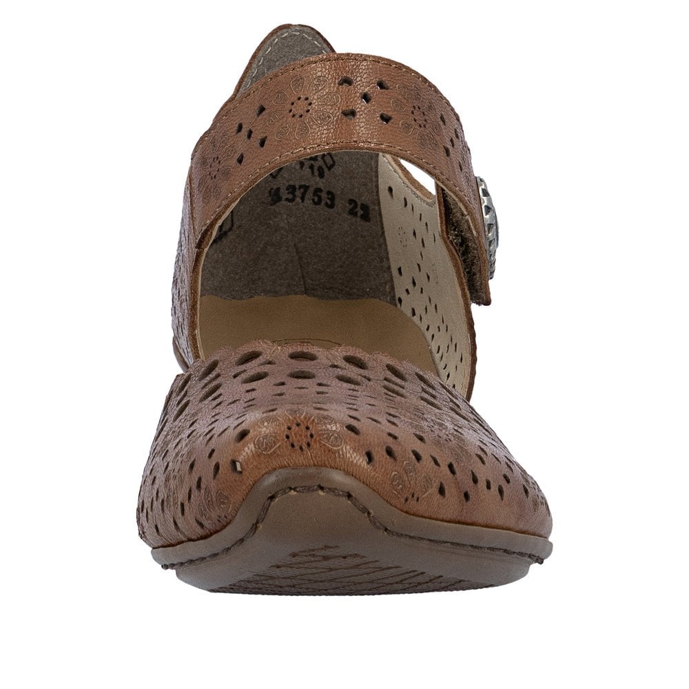 Rieker 43753 Heeled Summer Shoe - Brown - image 006 |ww_colour=brown|ww_order=006|