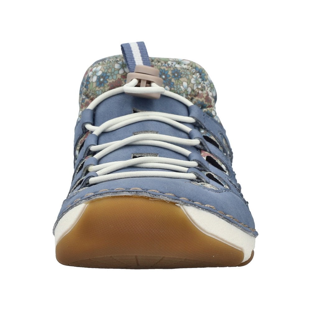Rieker 55956 Slip On Summer Shoe - Blue - image 005 |ww_colour=blue|ww_order=005|