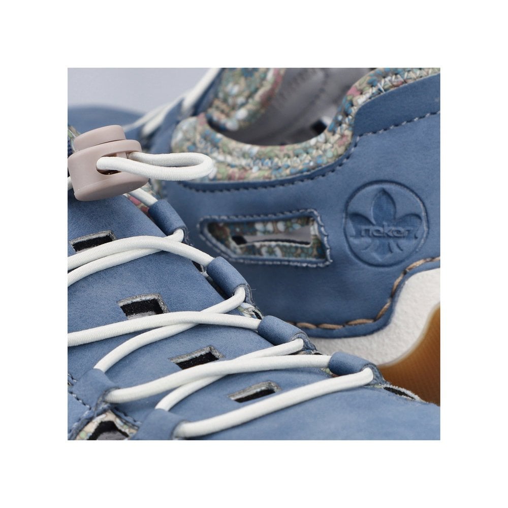 Rieker 55956 Slip On Summer Shoe - Blue - image 007 |ww_colour=blue|ww_order=007|