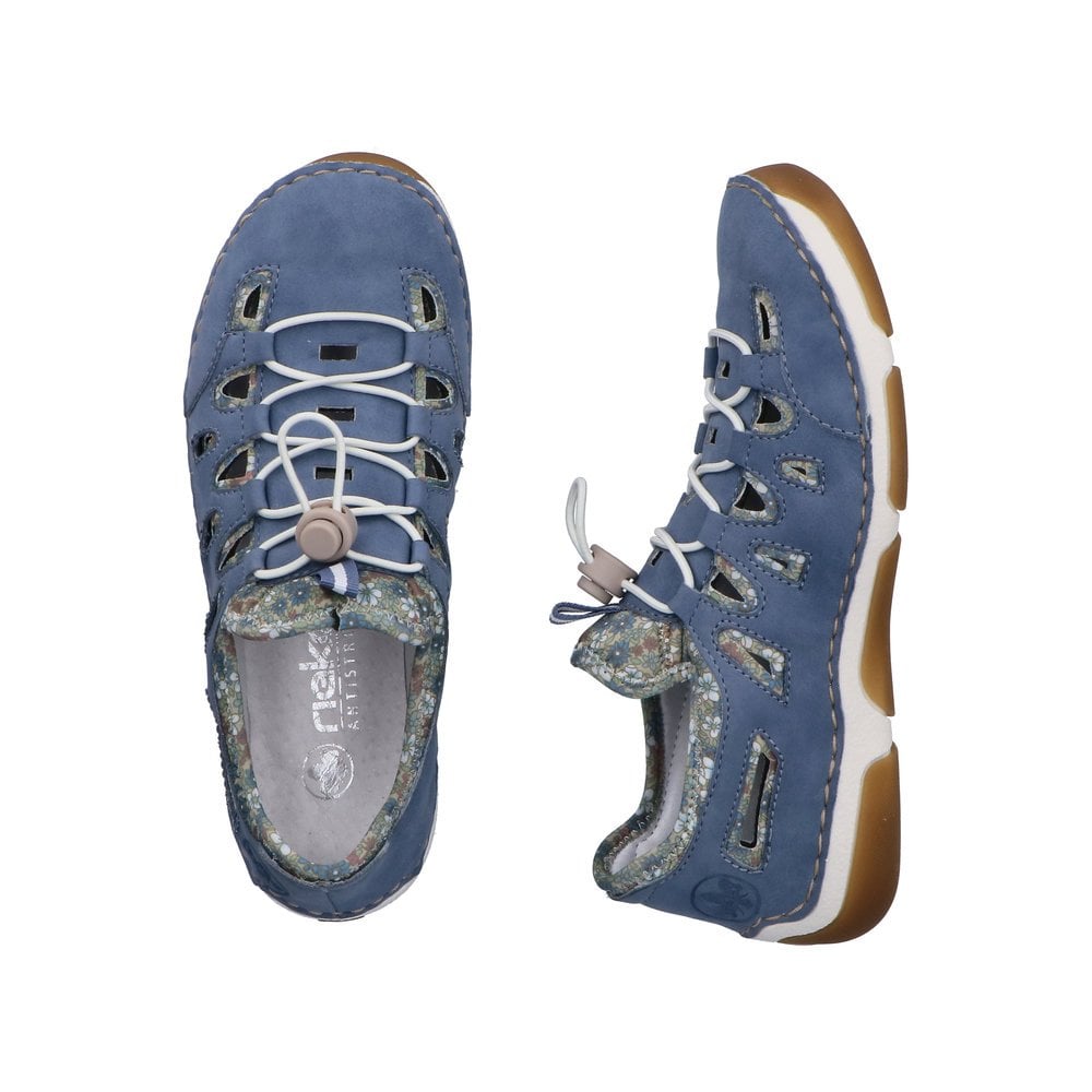 Rieker 55956 Slip On Summer Shoe - Blue - image 009 |ww_colour=blue|ww_order=009|
