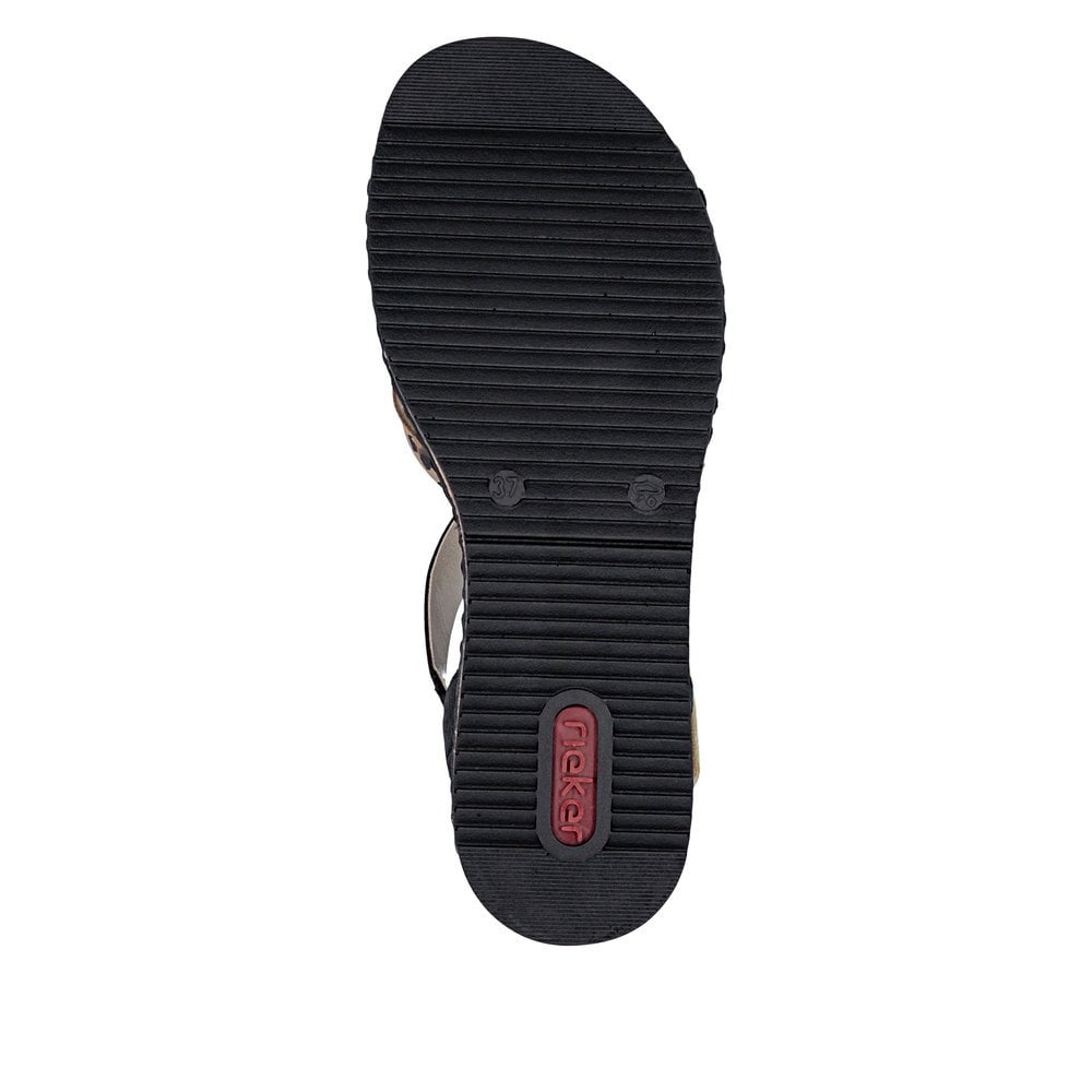 Rieker V3663 Hook & Loop Fastening Sandal - Multi - image 007 |ww_colour=multi|ww_order=007|