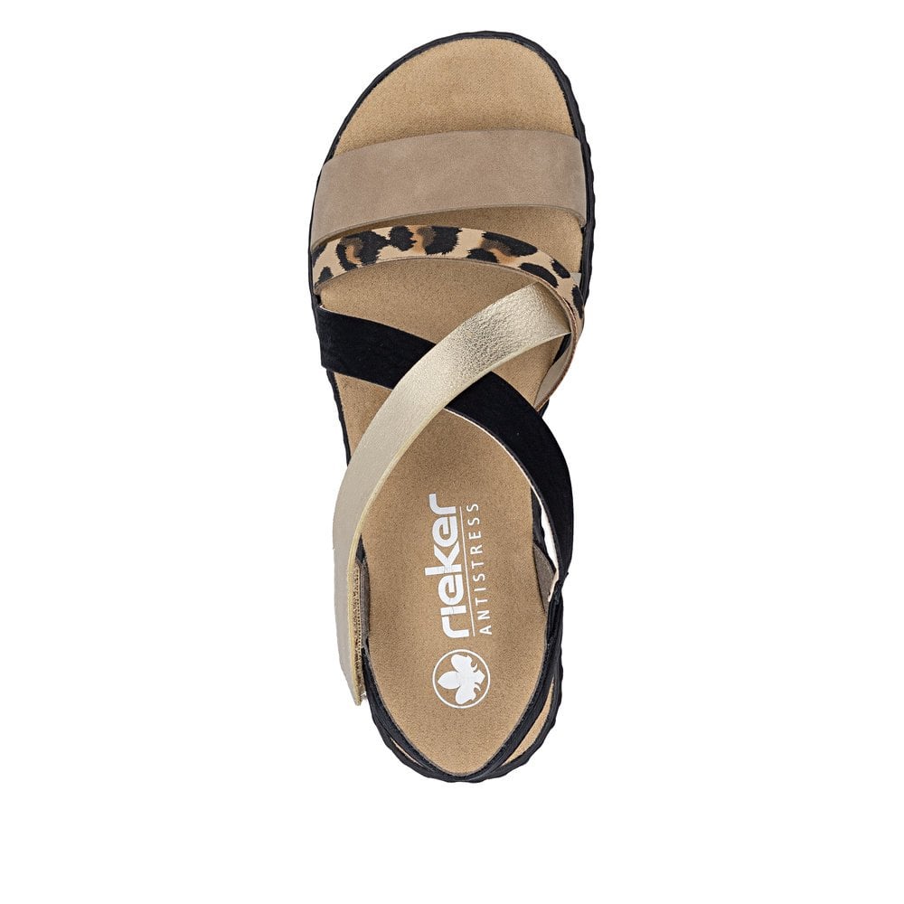 Rieker V3663 Hook & Loop Fastening Sandal - Multi - image 008 |ww_colour=multi|ww_order=008|