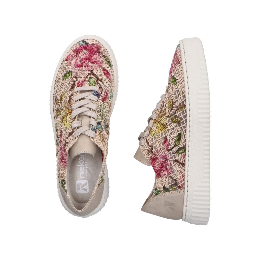 Rieker Lace Up Casual Shoe - Multi - image 008 |ww_colour=multi|ww_order=008|