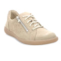 Waldlaufer H-Cloe Lace & Zip Up Wide Fit Shoe - Beige - image 001 |ww_colour=beige|ww_order=001|