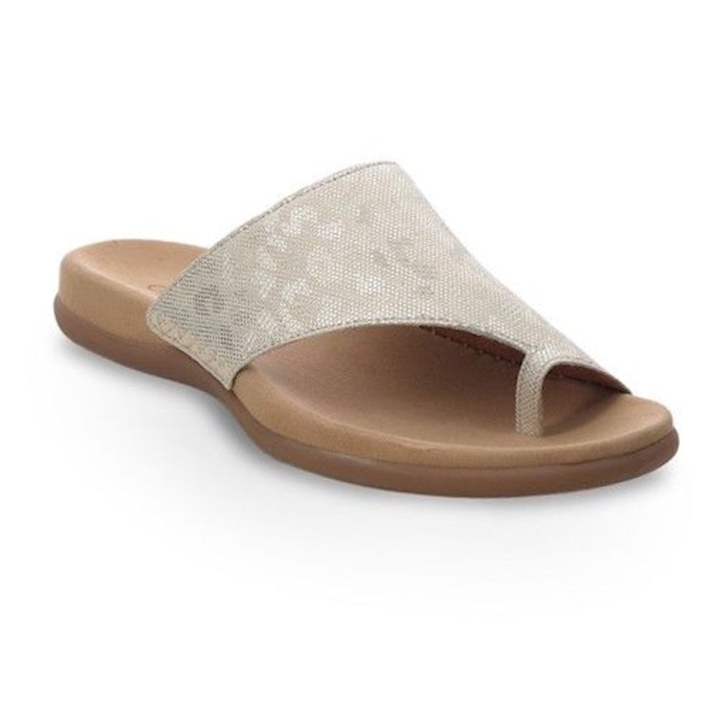 Gabor Lanzarote Mule Style Sandal - Platino - image 001 |ww_colour=platino|ww_order=001|