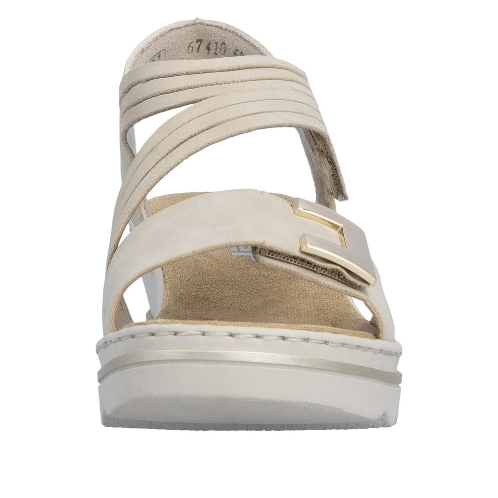Rieker 67410 Wedge Touch Fastening Sandal - Beige - image 006 |ww_colour=beige|ww_order=006|
