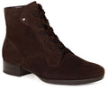 Gabor 8031.04.004 Balban Mocca H Fit Suede Ankle Boot