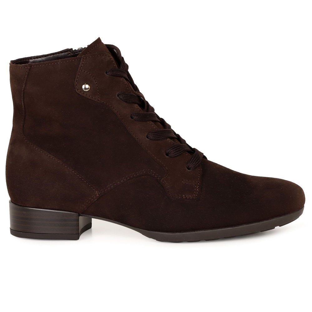Gabor 8031.04.004 Balban Mocca H Fit Suede Ankle Boot