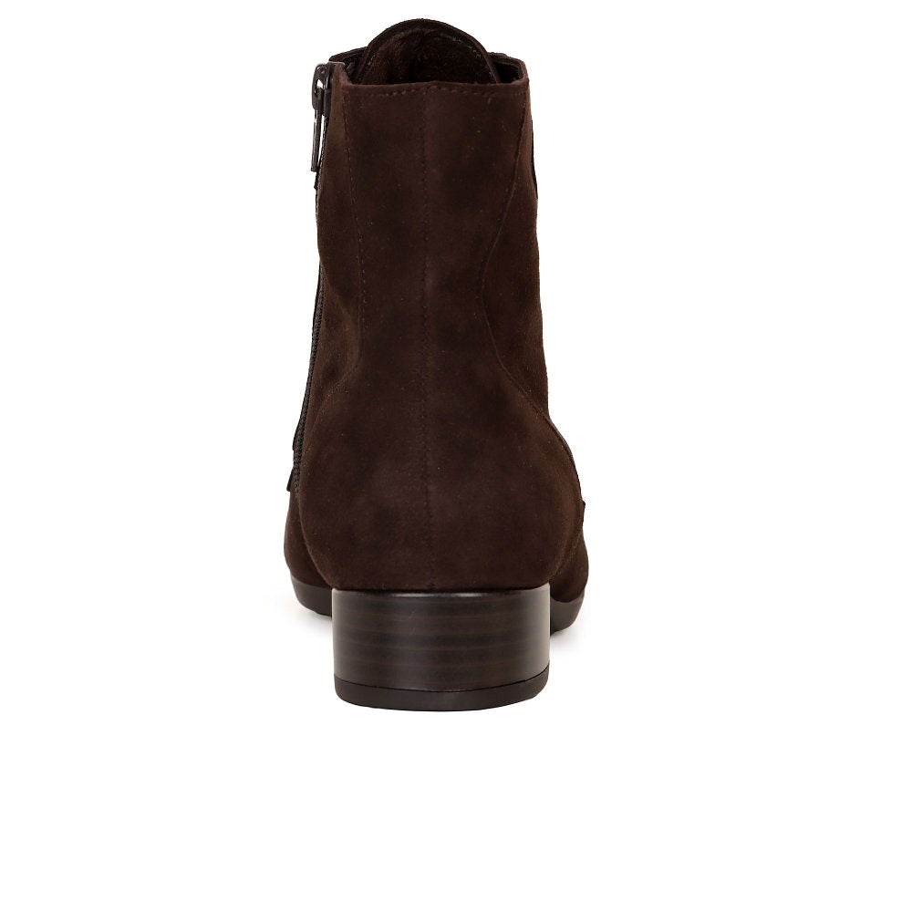 Gabor 8031.04.004 Balban Mocca H Fit Suede Ankle Boot