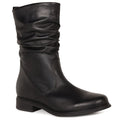 Gabor 8040.02.005 Hodie Black Leather Calf Length Boot