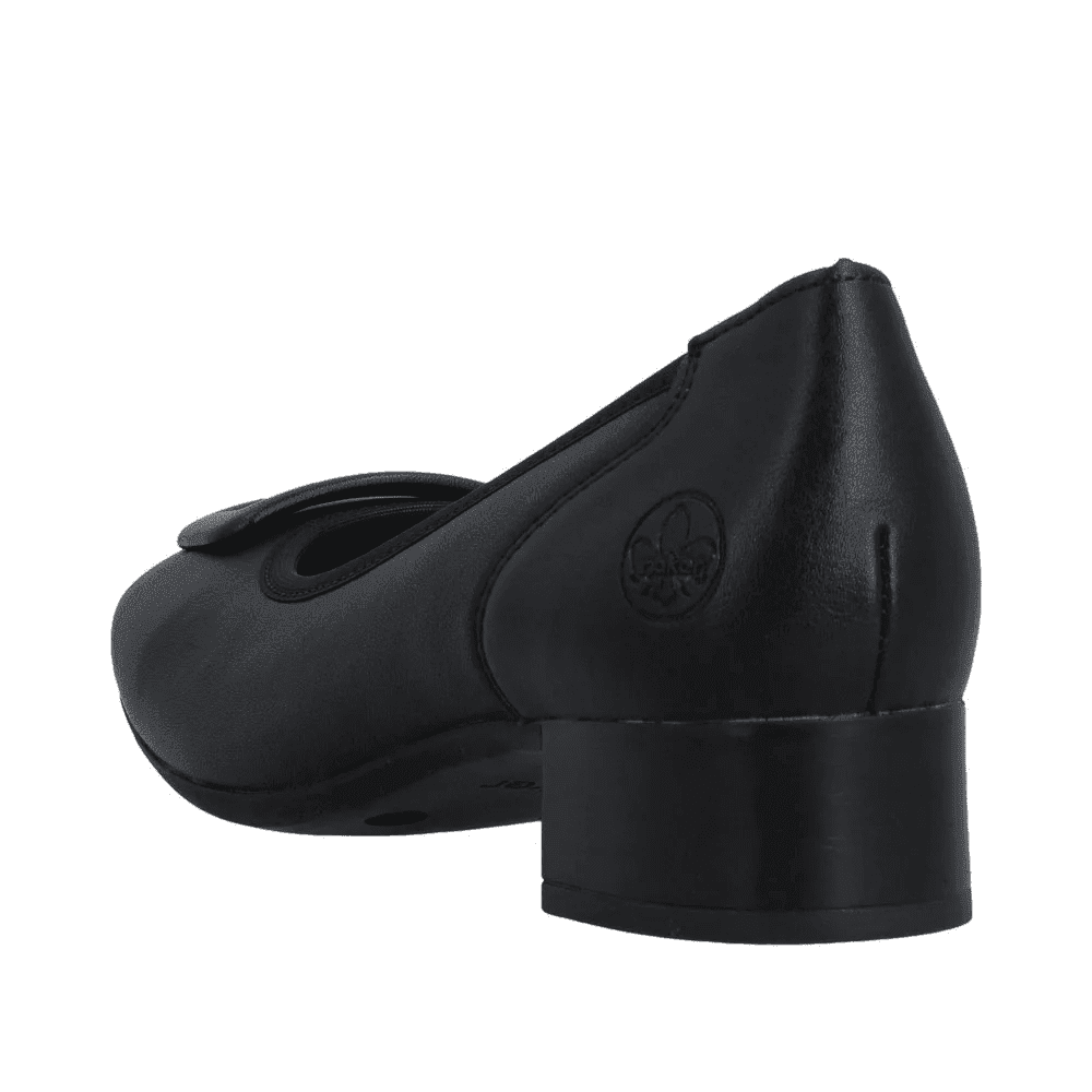 Rieker 43453-00 Extra Wide Court Shoe - Black - image 002 |ww_colour=black|ww_order=002|