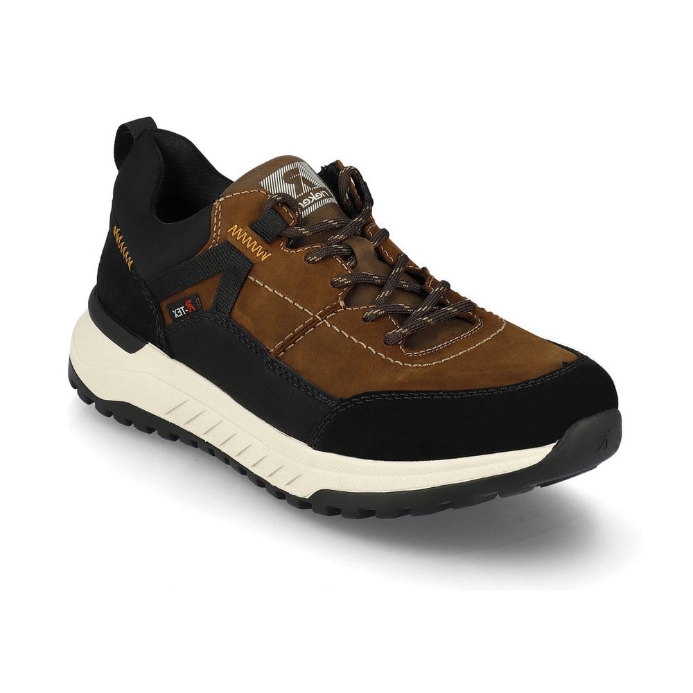 Rieker U0100 Water Resistant Lace Up Shoe - Brown Combi - image 001 |ww_colour=brown-combi|ww_order=001|