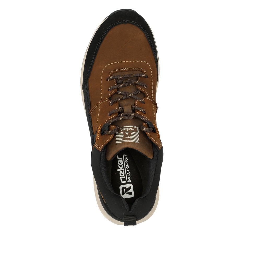 Rieker U0100 Water Resistant Lace Up Shoe - Brown Combi - image 005 |ww_colour=brown-combi|ww_order=005|