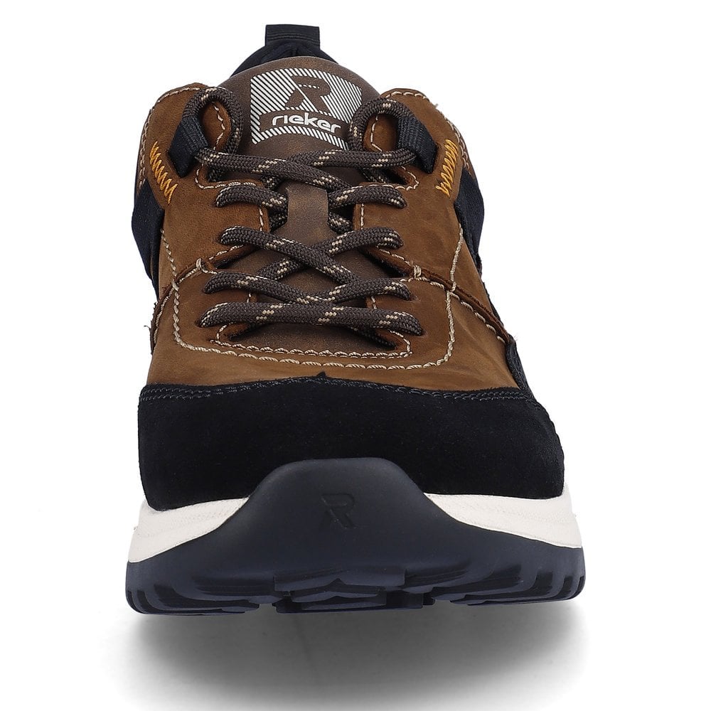 Rieker U0100 Water Resistant Lace Up Shoe - Brown Combi - image 007 |ww_colour=brown-combi|ww_order=007|